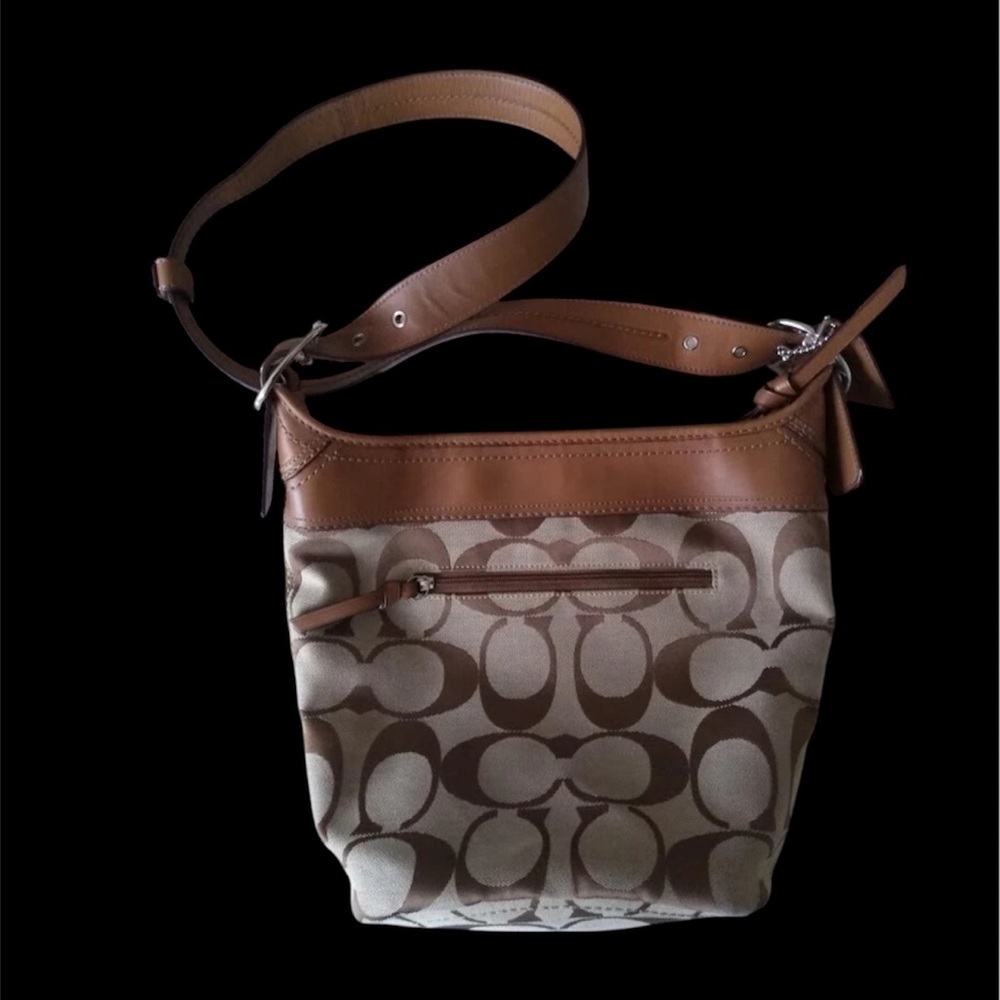 Coach Brown Designer Shoulder Bag